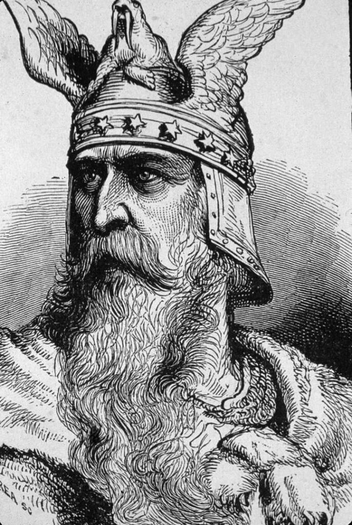 Vikings e seus famosos capacetes com chifres